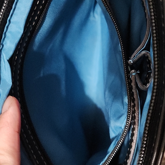 Anne klein wristlet black envelope purse like new no damage - Picture 6 of 8